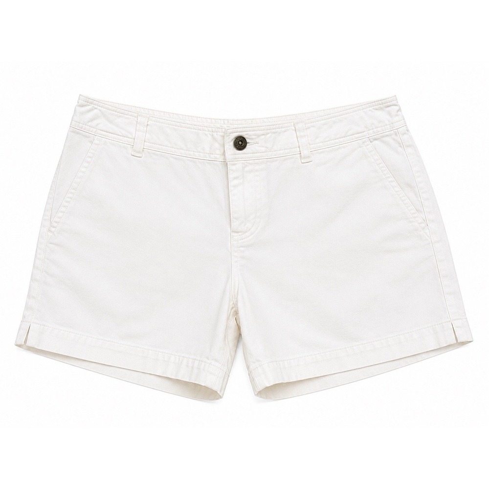 Vintage Y2K Ralph Lauren Shorts 8 White Chino Coastal Preppy Old Money